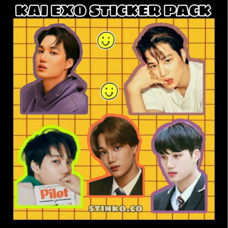 

[30PCS] STICKER KAI EXO/KIM JONGIN UNTUK LAPTOP/HELM/LEMARI/GIFT/DIY