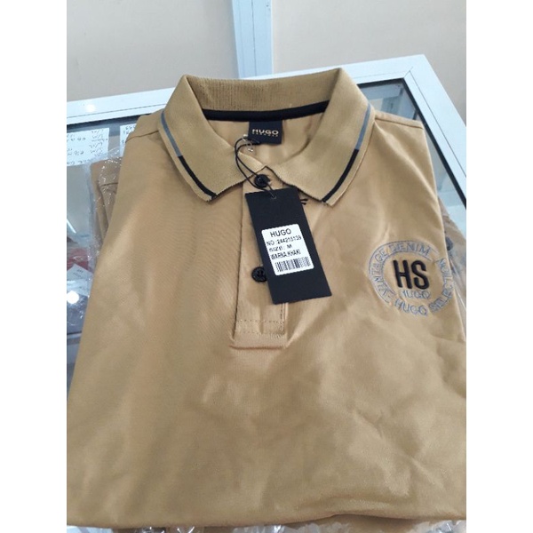 Baju kaos kerah hugo selection