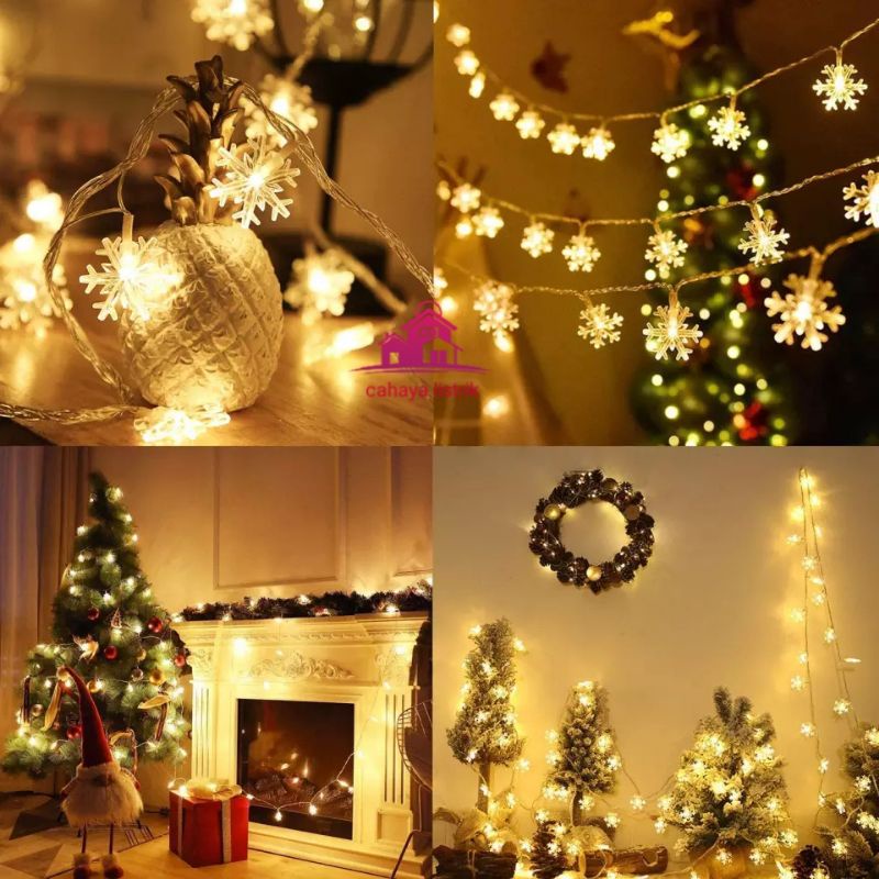 Lampu tumblr salju / Tumblr snowflake Lampu tumblr bola lampu tumblr bintang lampu natal