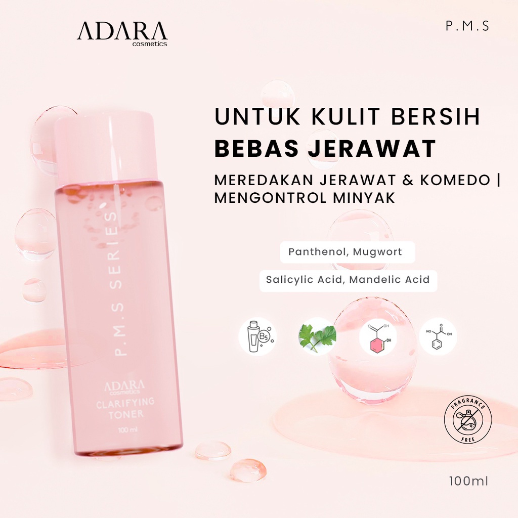ADARA P.M.S Series Clarifying Toner 100mL