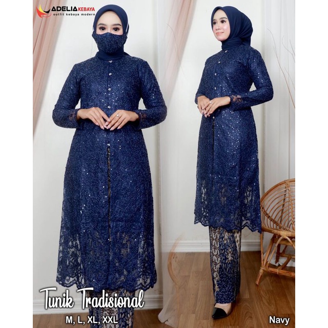 KEBAYA ORIGINAL//KEBAYA MODERN//SET TUNIK TRADISIONAL//Kode ADK