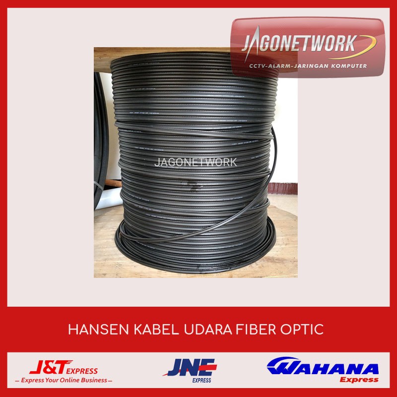 KABEL UDARA FIBER OPTIC / OPTIK 12CORE OUTDOOR HANSEN PER METER