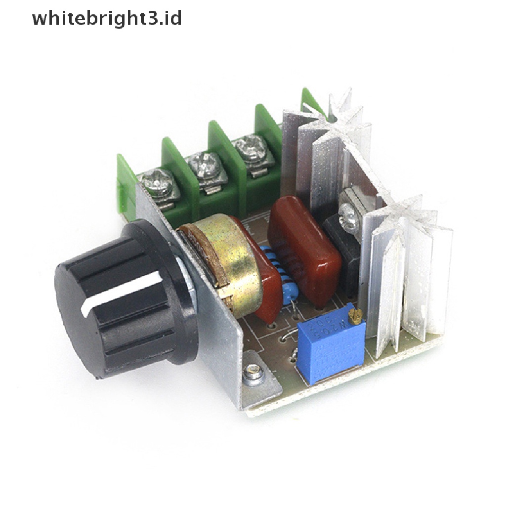 {whitebright3.id} 220V 2000W Voltage Regulator Dimming Dimmers Motor Speed Controller Thermostat ,