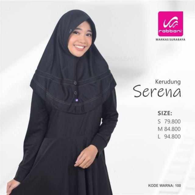 Kerudung instan Rabbani SERENA-Hitam