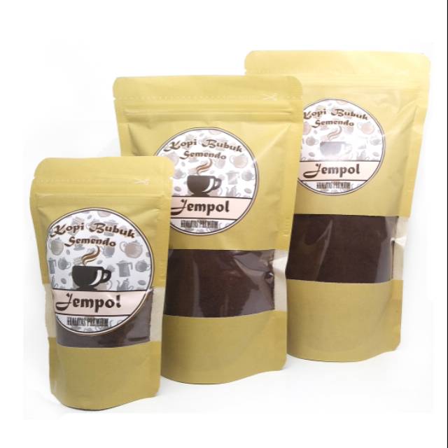 Kopi Bubuk Robusta Semendo 400 gram Khas Palembang Roasted