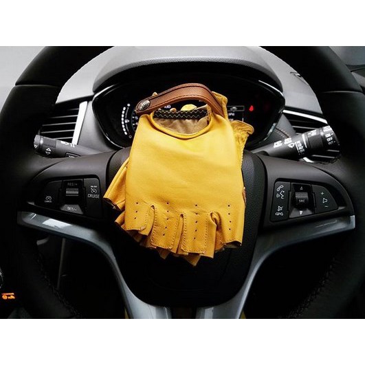 Sarung Tangan Kulit Frians Leather Half Yellow Arman