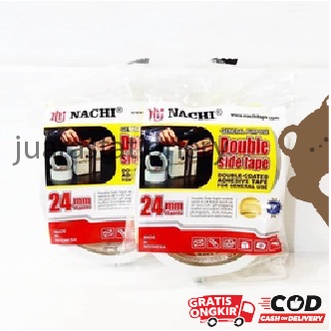 

269 - Double Tape Nachi 1 inch / Isolasi Double Tape 1" 24 mm / DoubleTape