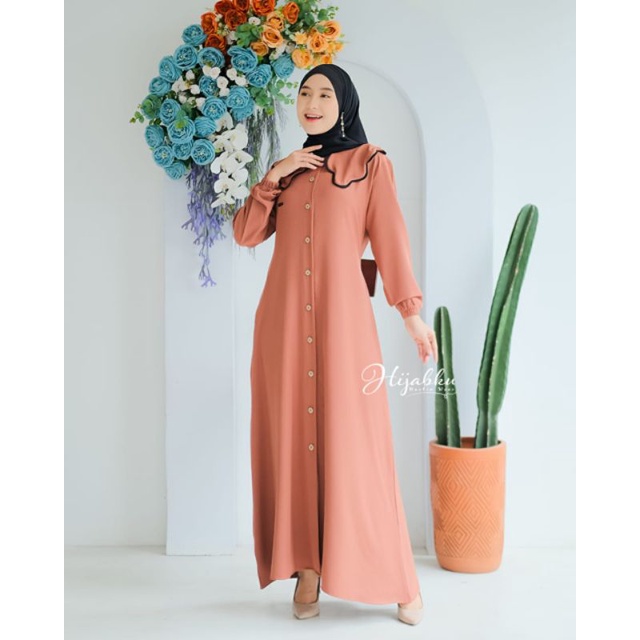 SAMIRA DRESS ORI HIJABKU / GAMIS SAMIRA BY HIJABKU PREMIUM