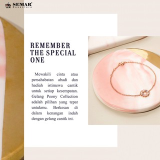 Gelang Emas Peony Collection Gold 17K Semar Nusantara Gelang Emas Peony Collection Gold 17K Semar Nusantara