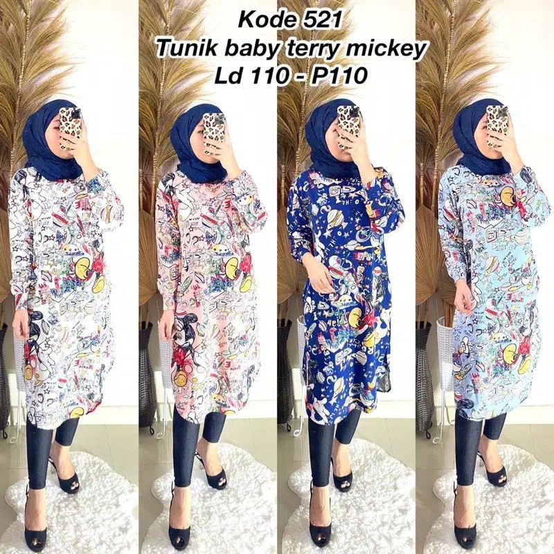 tunik import mickey theresia by beneva