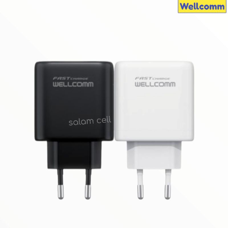 Charger Type-C Dual Fast Charge 36W WELLCOMM Original