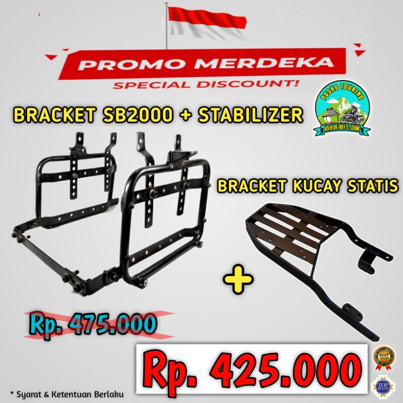 PROMO MERDEKA | Bracket Kucay Statis & Bracket SB2000 Full Fitting