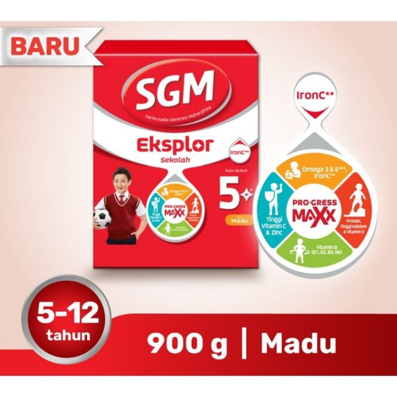SGM EKSPLOR 5PLUS COKLAT MADU 900gr