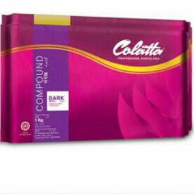 

Colatta DCC 1 kg/Colatta Dark Compound/Praline/Brownies/Topping Coklat Serut/Dekorasi Cake