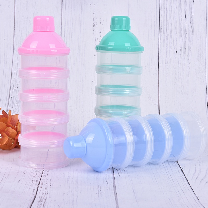 Kotak Tempat Menyimpan Botol Susu Bayi Model 5 Lapisan Portable