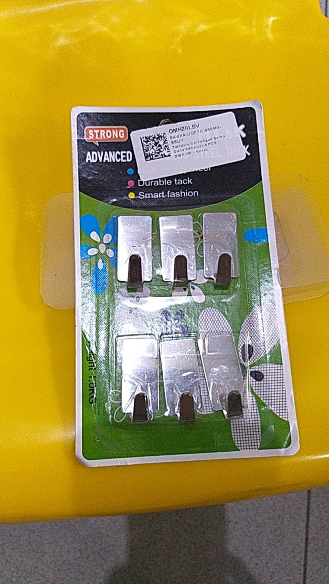 Gantungan Baju Serba Guna Stainless Steel Adhesive Kapstok Hooks Eksklusif Mewah Pengait Cantolan