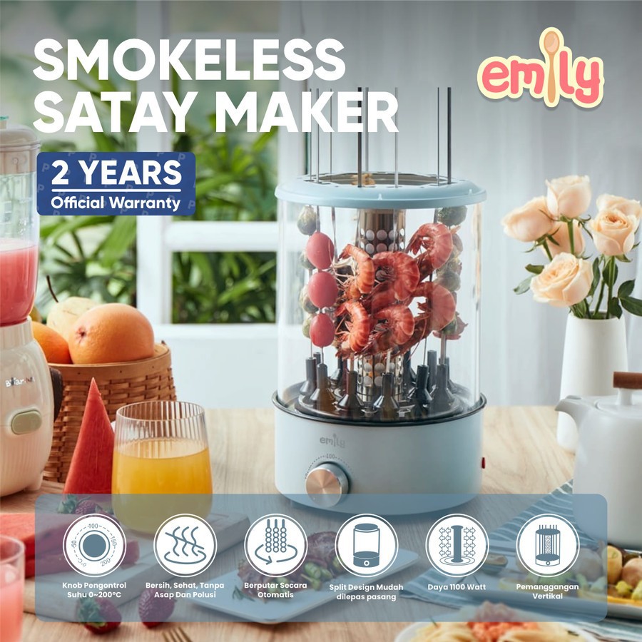 BUY 1 GET 1 EMILY SMOKELESS SATAY MAKER EHP 11403