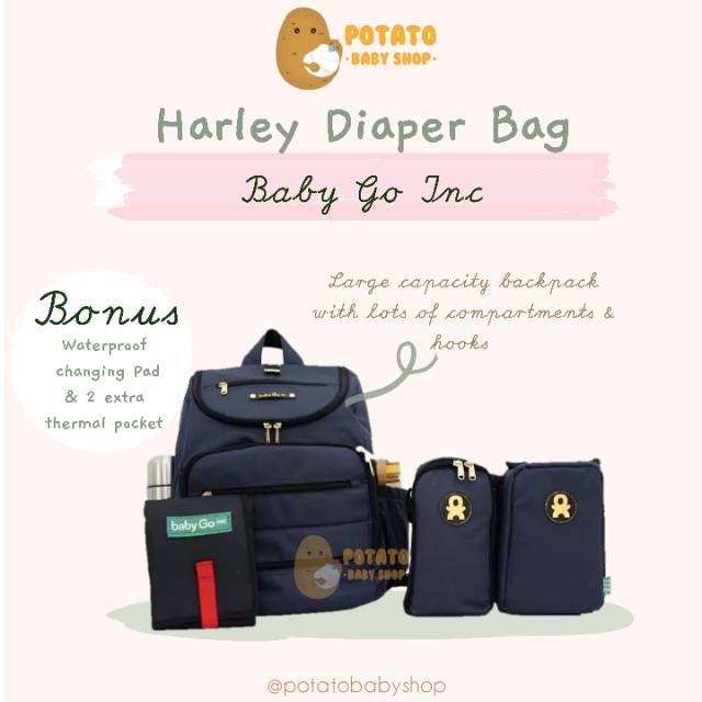 Baby Go Inc Harley Diaper Bag