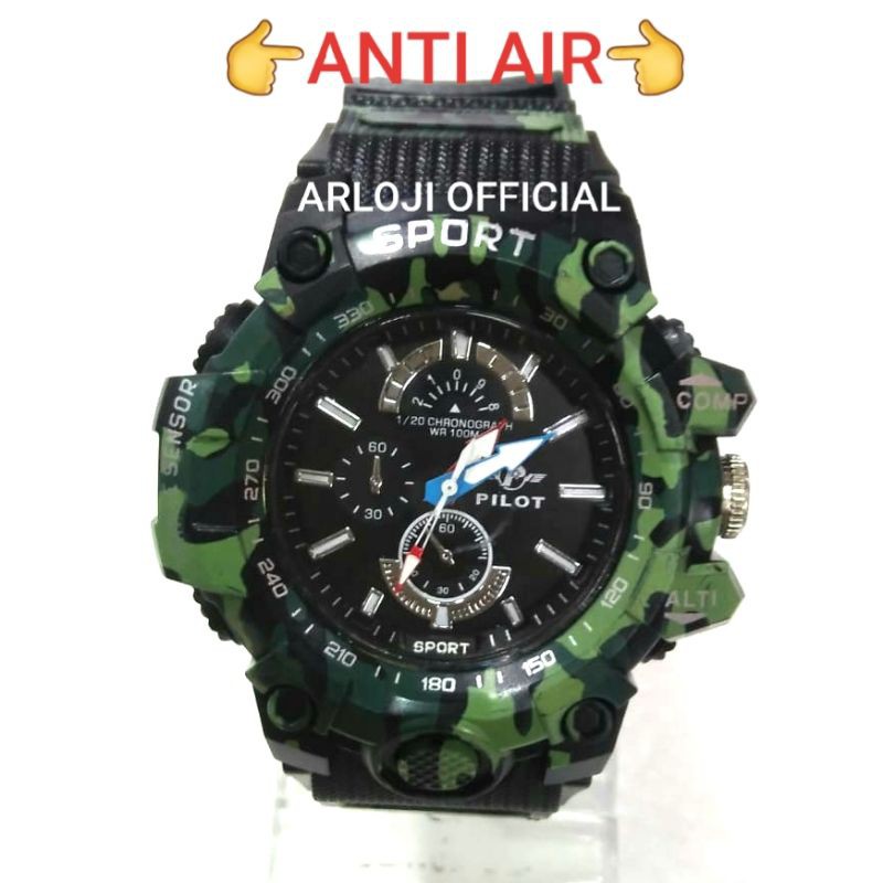 Jam tangan Sport Dewasa Water Resistant