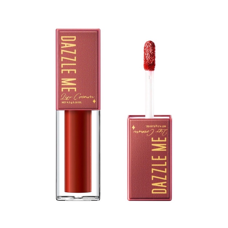 DAZZLE ME Mousse Lip Cream | Silky Lipstik Moisturizing Lip Care Reduce Lip Wrinkles BPOM