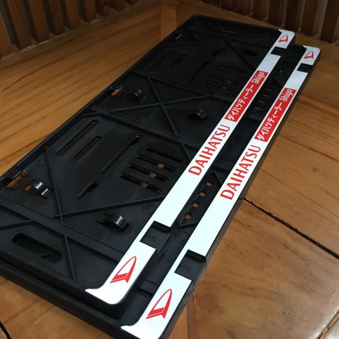 Frame Plat Mobil JDM Set isi 2 pcs - DAIHATSU