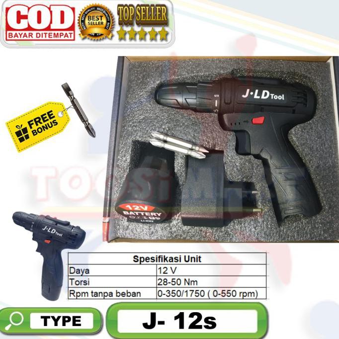 ✅Price Mesin Bor Potrable 12volt Bor Tangan Batrai Cordless JLD Tools