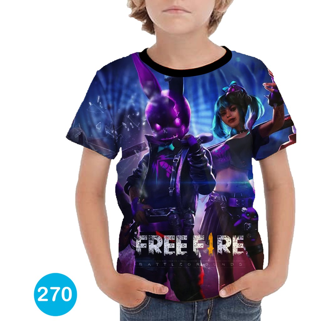 Baju Free Fire Kartun Series Anak 270 Shopee Indonesia