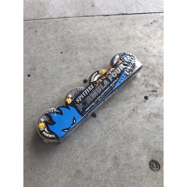 Roda skateboard Spitfire wheels conical yellow print 52