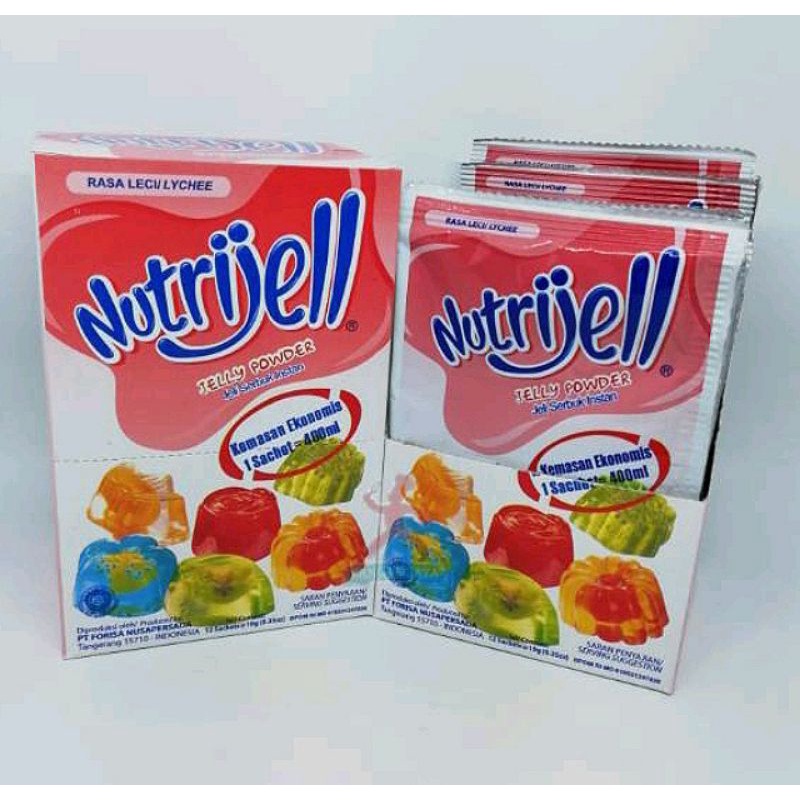 

Agar Agar Nutrijell Ekonomis Rasa Leci Kemasan Sachet 10 gr