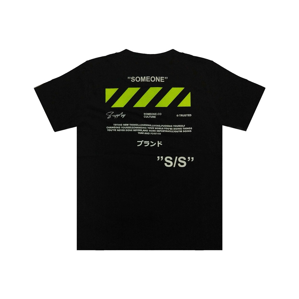 Someone T Shirt Kids Glow In The Dark Black 201A Someone Culture Baju Kaos