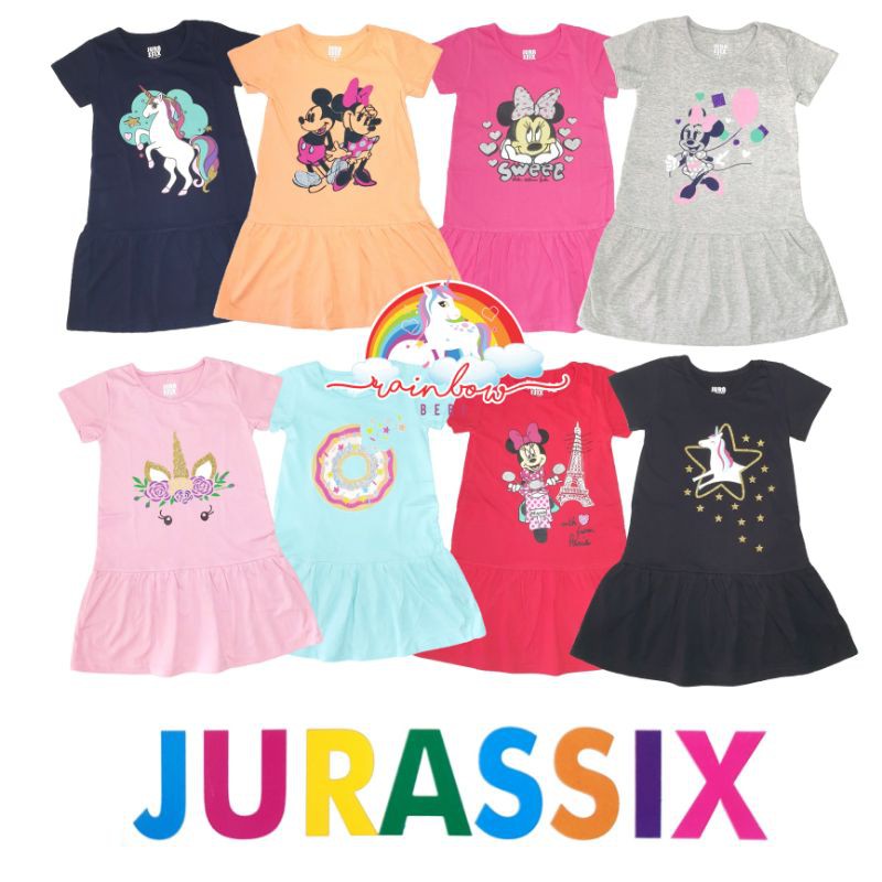 Dress Jurassix Anak Unicorn