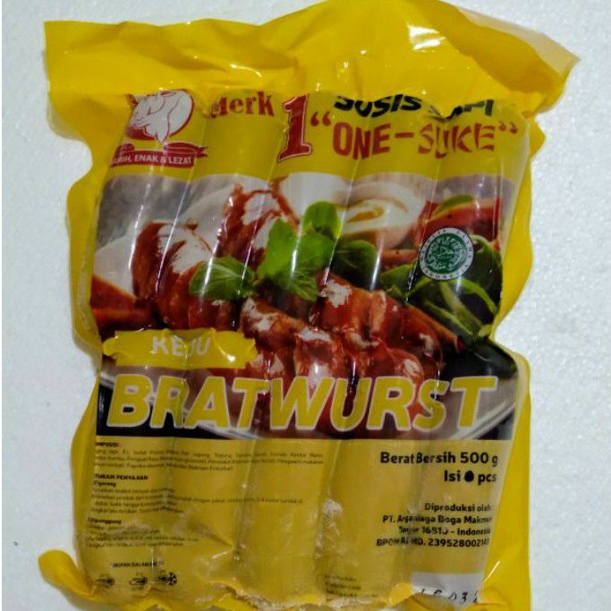 

Sosis one suke keju isi 10