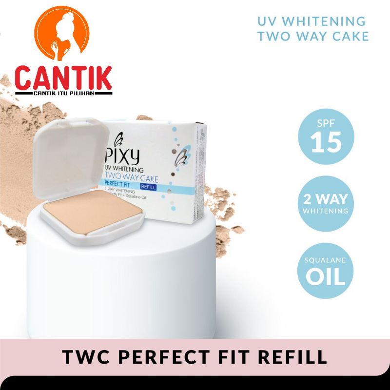 PIXY REFILL TWO WAY CAKE - REFILL BEDAK PADAT PIXY - PIXY BEDAK PADAT - BEDAK PADAT PIXY REFILL