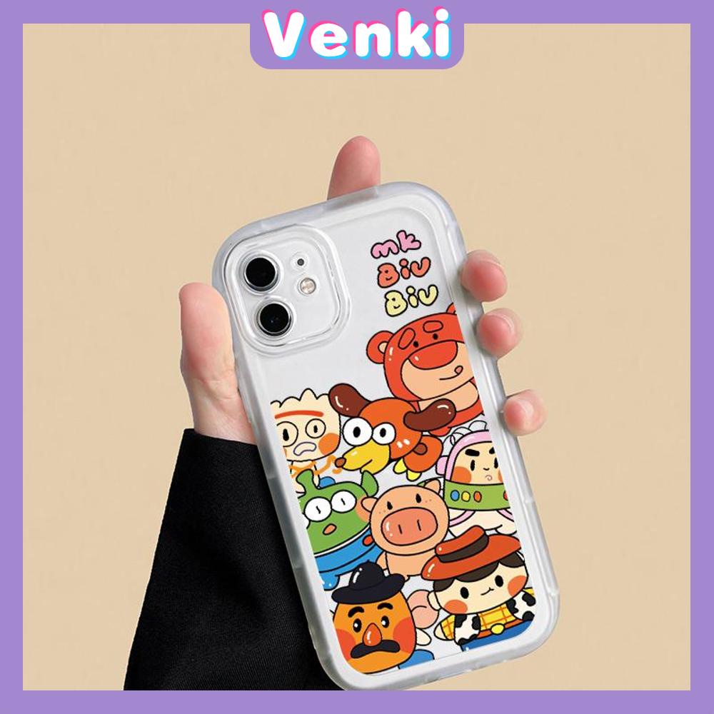 iPhone Case Silicone Soft Case Frosted Clear Case Airbag Shockproof Camera Protection Cartoon Cute Compatible For iPhone 14 Pro Max 13 Pro Max 12 Pro Max 11 Pro Max xr xs max