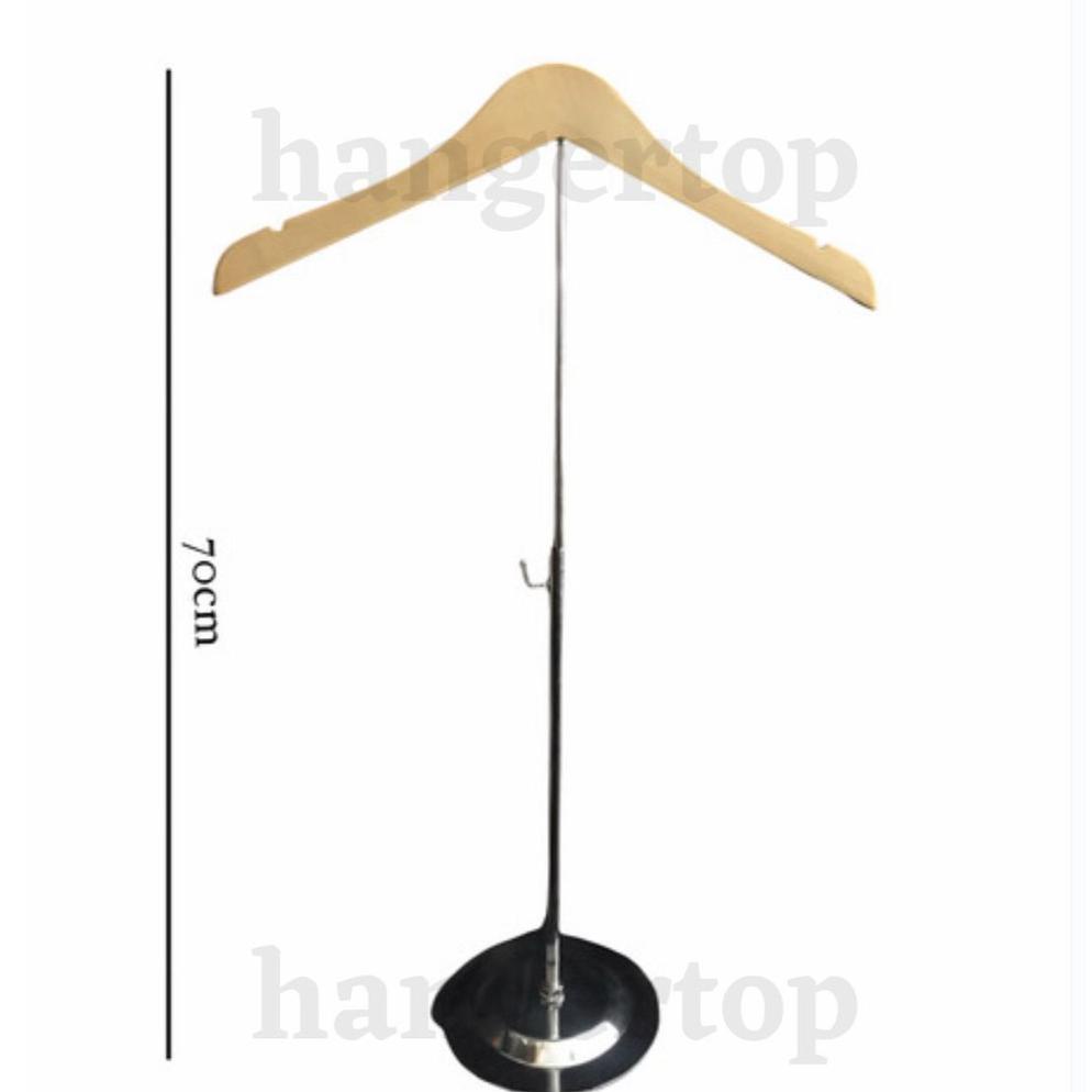 STANDING HANGER KAYU NATURAL TERLARISS...,,,,,