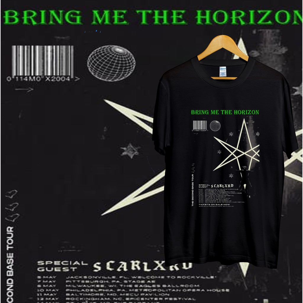 KAOS BAND MUSIK BMTH THE SECOND VINTAGE TSHIRT KAOS WANITA KAOS PRIA COD
