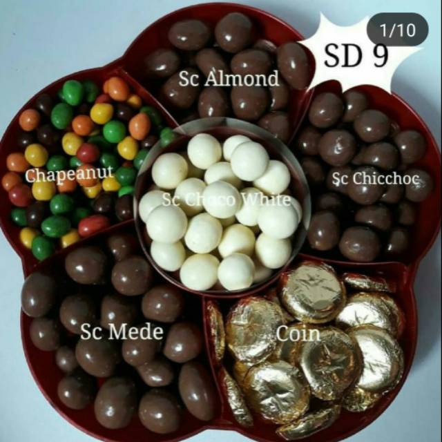 

Mix kacang coklat