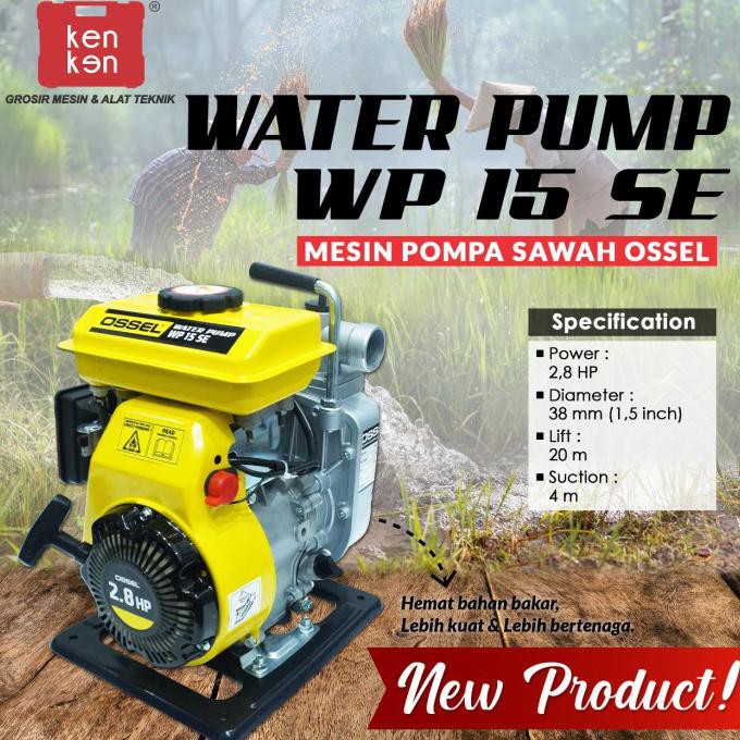 Paling Dicari] Pompa Air Sawah 1,5 Inch Pompa Alkon 1 Dim Ossel