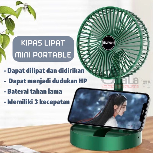 KIPAS ANGIN MEJA MINI USB PORTABLE OLL-8818