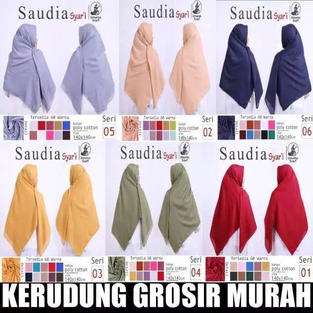 SAUDIA SYAR'I JUMBO JAHIT TEPI