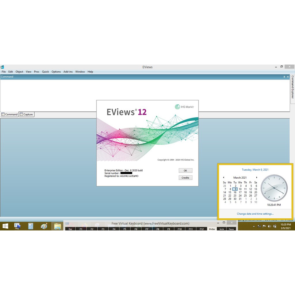 EViews 12 ENTERPRISE