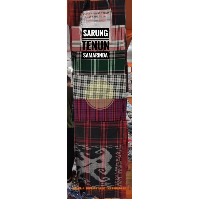 Sarung Tenun Asli Samarinda motif Dayak samarinda