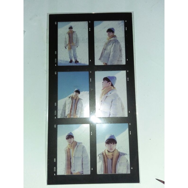 6 CUT FILM BTS WINTER PACKAGE 2021 YOONGI SUGA