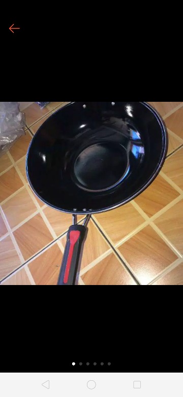 Wajan Enamel Gagang Anti Gores