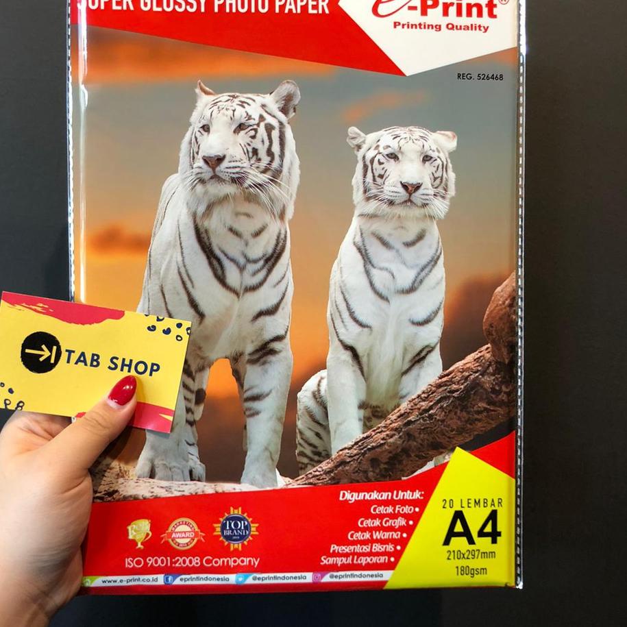 

Kekinian SUPER GLOSSY PHOTO PAPER A4 180 GSM KERTAS FOTO