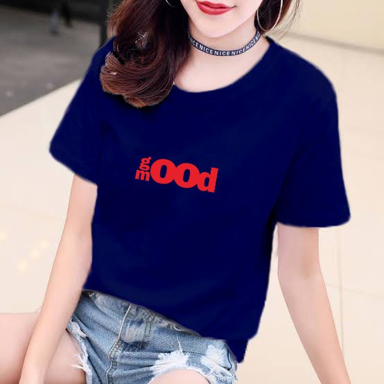 YOURSTYLE1119 - KAOS GOOD MOOD BAJU KAOS WANITA DISTRO UNISEX OVERSIZE JUMBO KEKINIAN TERLARIS