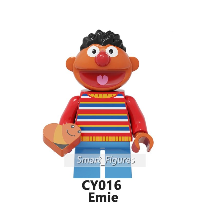 Mainan Action Figure Sesame Street Emie Bert Big Bird Elmo Cookie Monster Oscar The Grouch CY1003