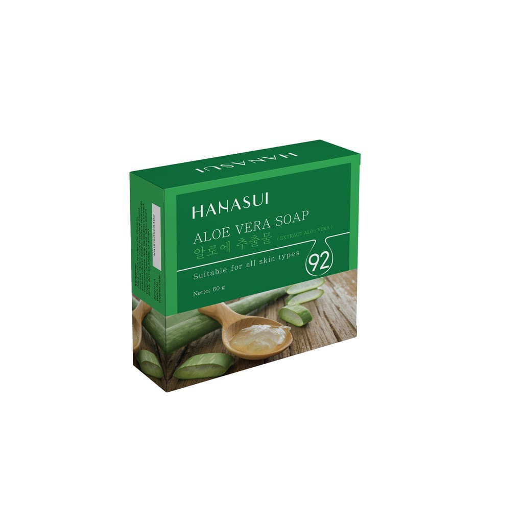 [ ALOE VERA ] HANASUI Aloe Vera Soap Sabun Lidah Buaya BPOM