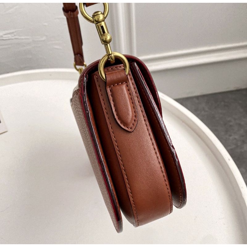 Coach Retro Shoulder Bag In Signature Tan Rust (C0757)