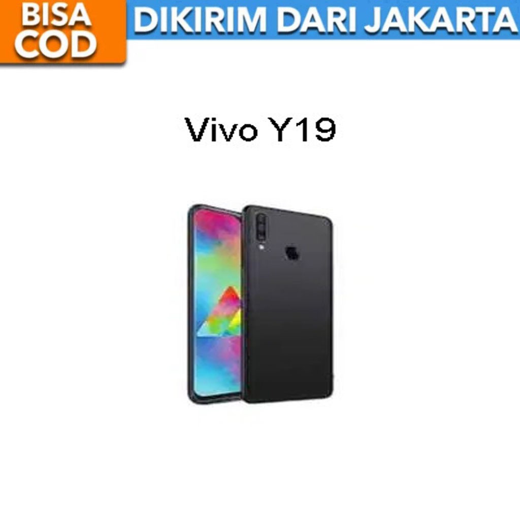 SoftCase Black Matte for Vivo Y19